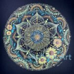 点描曼荼羅アート[283]