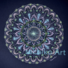 点描曼荼羅アート[286]